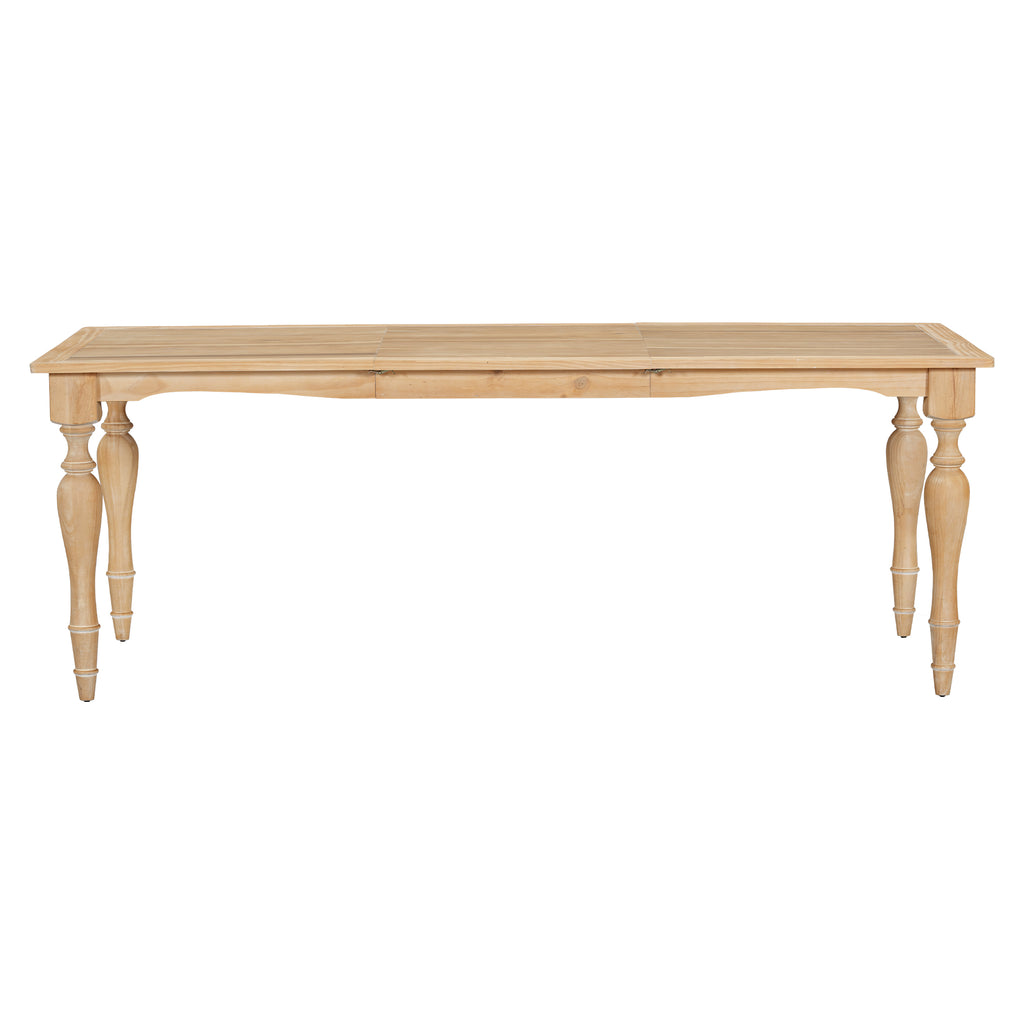 Vintage Traditional 82.7inch Extendable Dining Table