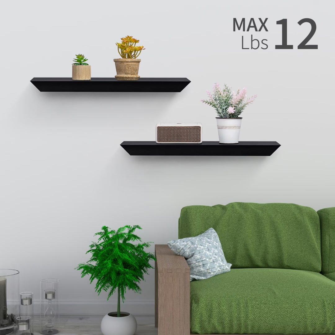 Floating Shelves  18.11 Wall Mounted Wood Shelves
