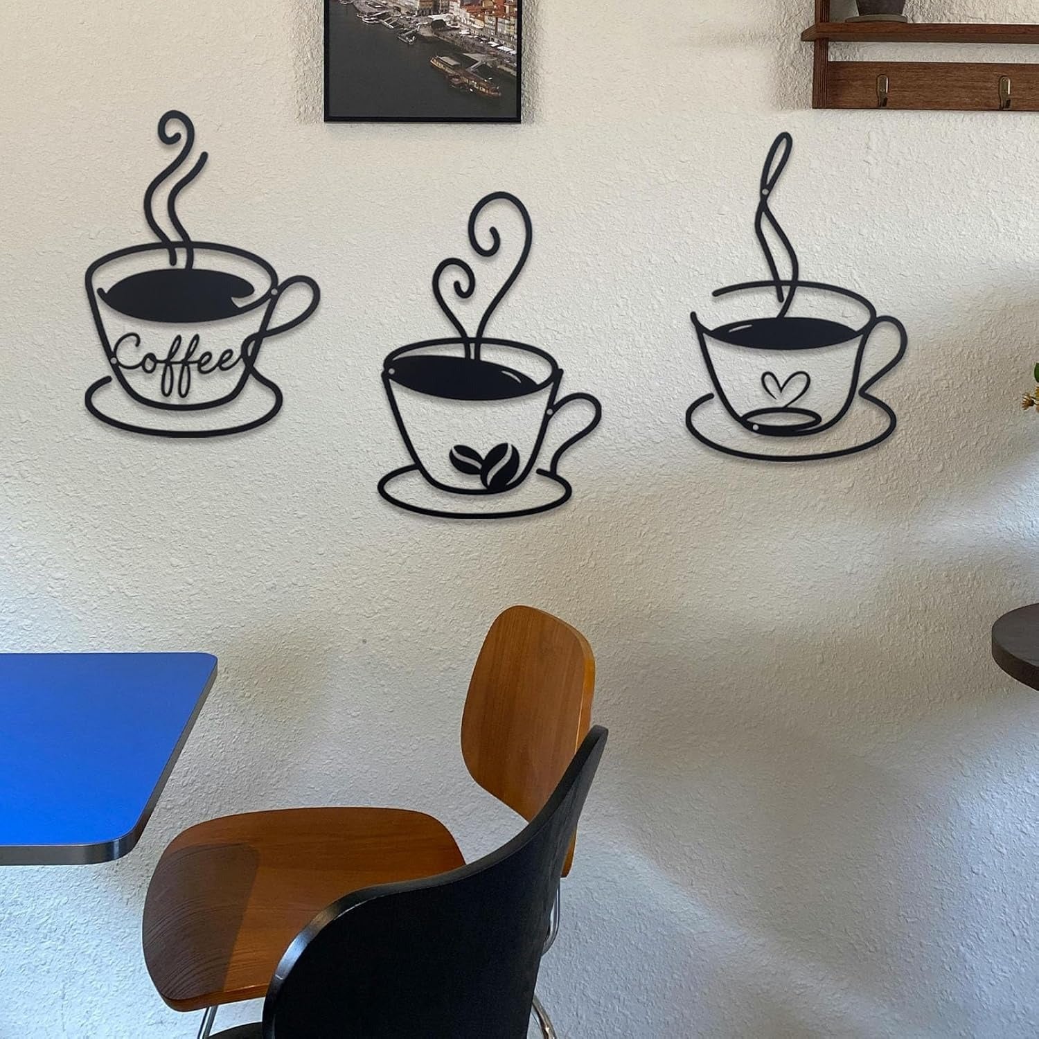 Vintage Metal Tin Coffee Sign