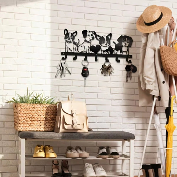 Vintage Cartoon Puppy Wall Decoration Iron