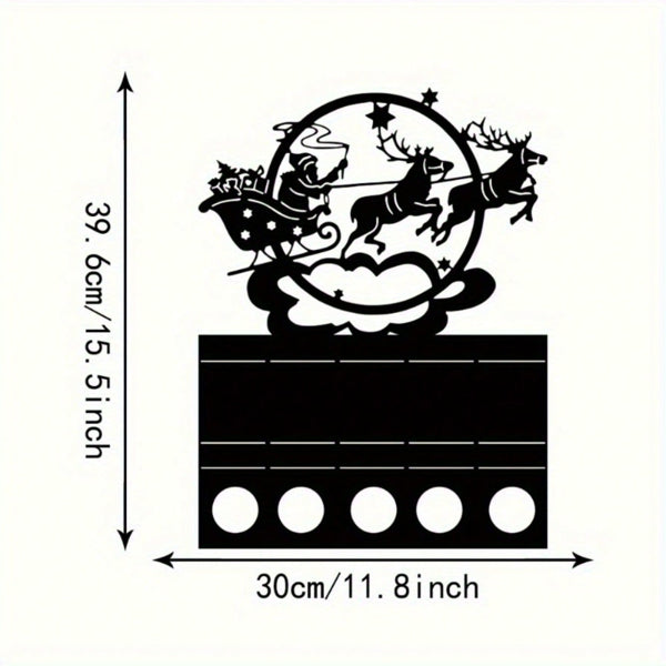 Vintage Iron Reindeer Candle Holder For Christmas