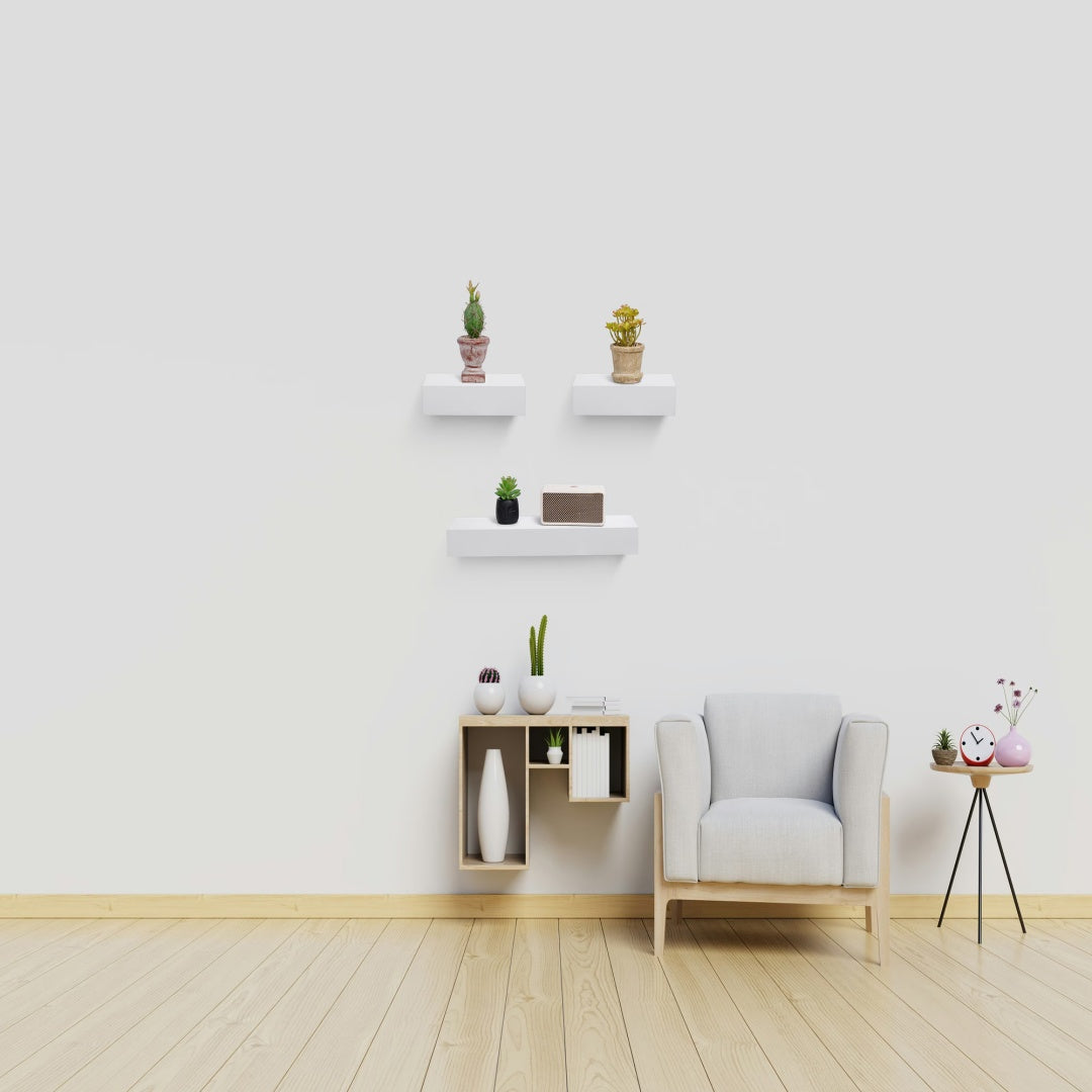 Floating Shelves  17.72 Wall Mounted Wood Shelves