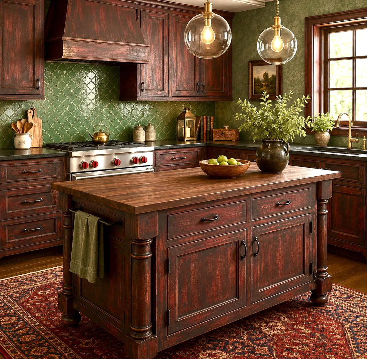 Kitchen Island European Style