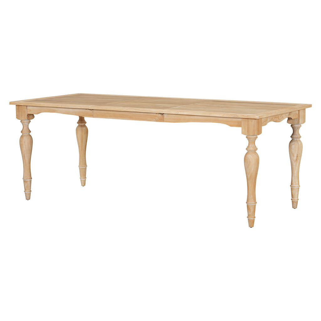 Vintage Traditional 82.7inch Extendable Dining Table