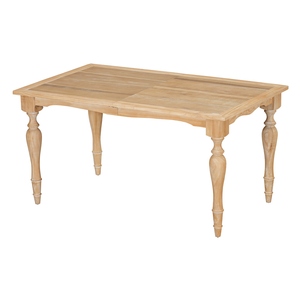 Vintage Traditional 82.7inch Extendable Dining Table